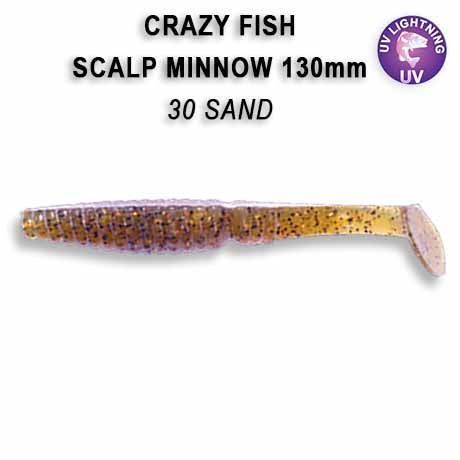силиконовые приманки Scalp minnow 5.5" 19-130-30-4