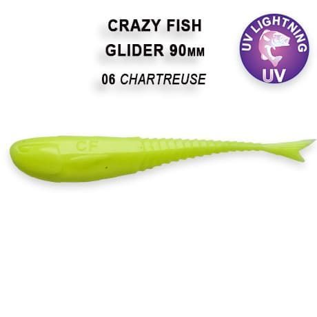 силиконовые приманки Glider 3.5" 36-90-6-6