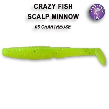 силиконовые приманки Scalp minnow 3.2" 7-80-6-6