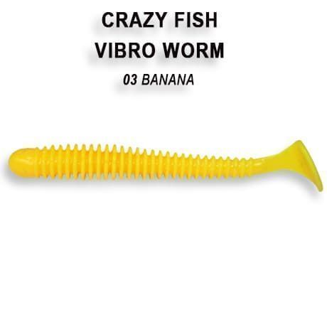 силиконовые приманки Vibro worm 2" 3-50-3-2