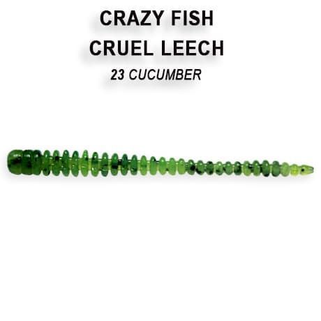 силиконовые приманки Cruel leech 2.2" 8-55-23-6