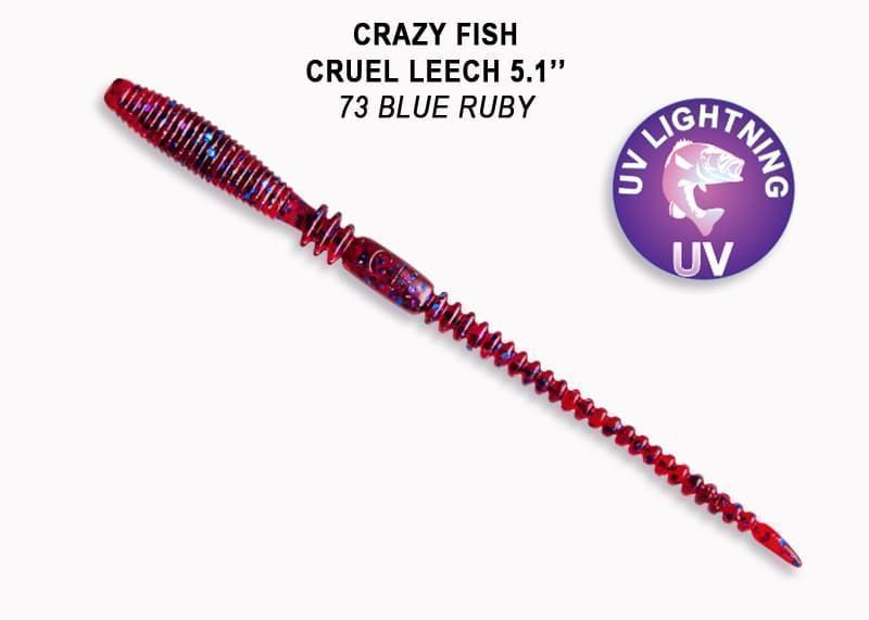силиконовые приманки Cruel leech 5.1" 42-130-73-6