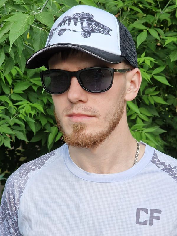 Кепка CF Zander white для рыбака и рыбалки