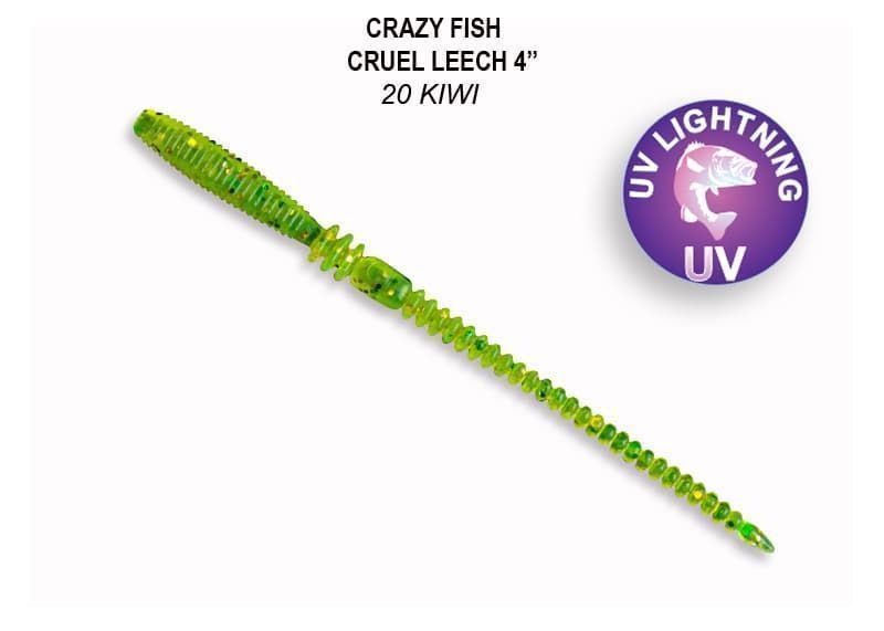 силиконовые приманки Cruel leech 4" 41-100-20-6