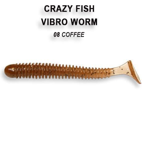 силиконовые приманки Vibro worm 2" 3-50-8-6