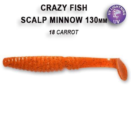силиконовые приманки Scalp minnow 5.5" 19-130-18-4