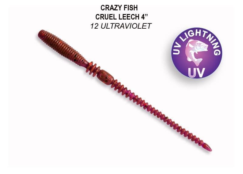 силиконовые приманки Cruel leech 4" 41-100-12-6