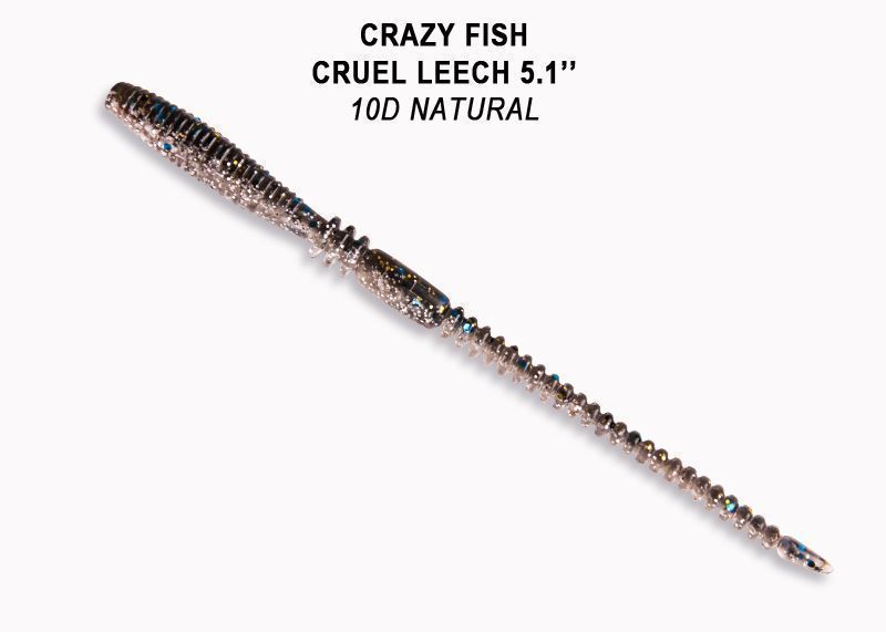 силиконовые приманки Cruel leech 5.1" 41-130-10d-6