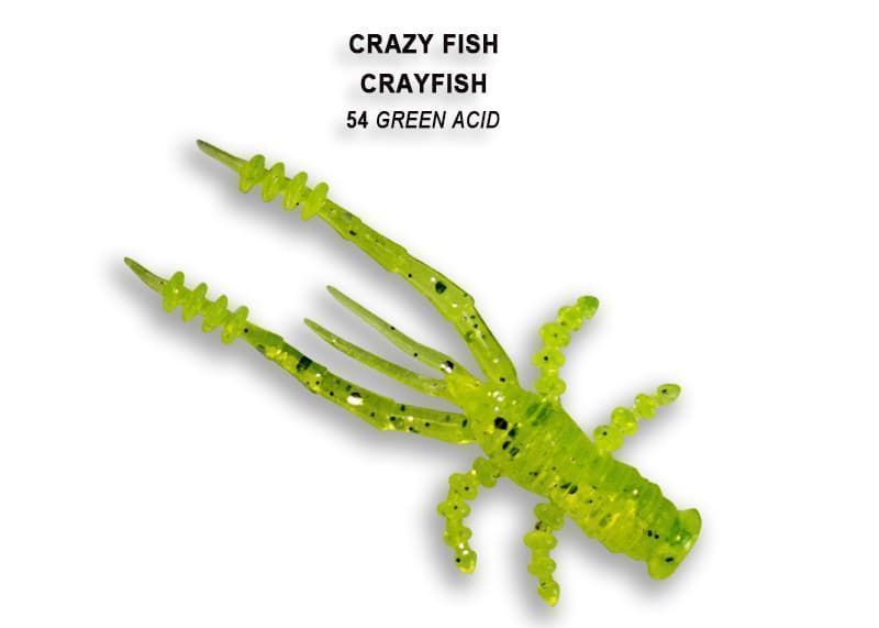 силиконовые приманки Crayfish 1.8" 26-45-54-6