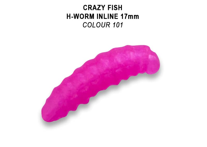 силиконовые приманки MF H-Worm inline 0.7" 60 шт (6*10) 62-17-101-7-EF