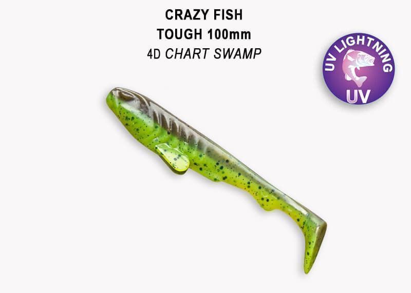 силиконовые приманки Tough 4" 48-100-4d-6