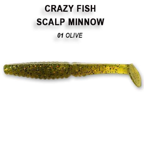 силиконовые приманки Scalp minnow 3.2" 7-80-1-3