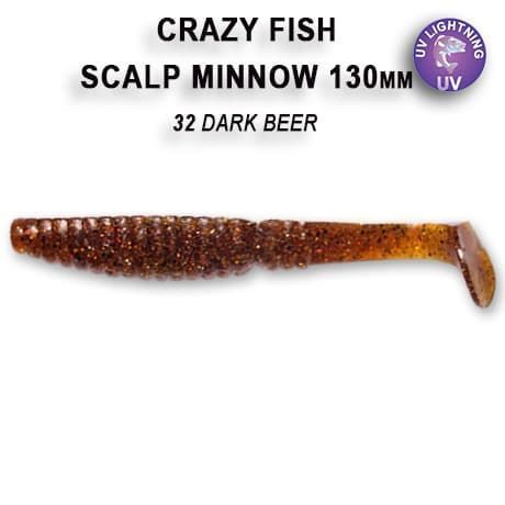 силиконовые приманки Scalp minnow 5.5" 19-130-32-4
