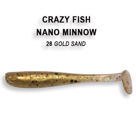 силиконовые приманки Nano minnow 1.6" 6-40-28-6