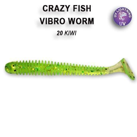 силиконовые приманки Vibro worm 2" 3-50-20-4