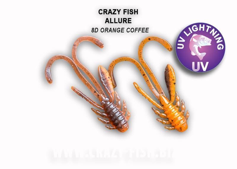 силиконовые приманки Allure 1.6" 23-40-8d-6