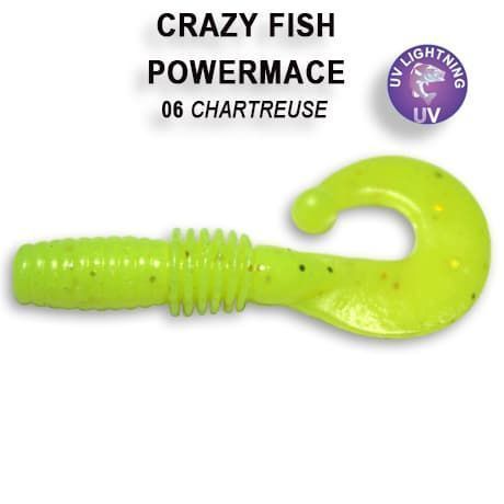 силиконовые приманки Power mace 1.6" 10-40-6-6