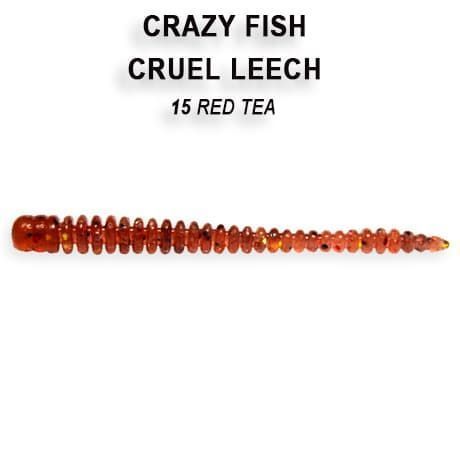 силиконовые приманки Cruel leech 2.2" 8-55-15-6