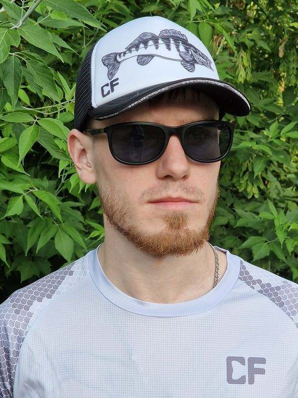 Кепка CF Zander white для рыбака и рыбалки
