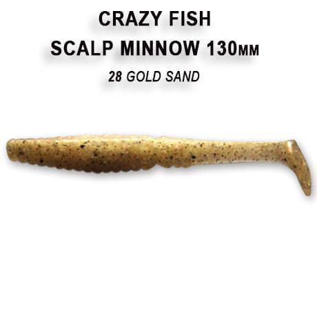 силиконовые приманки Scalp minnow 5.5" 19-130-28-4