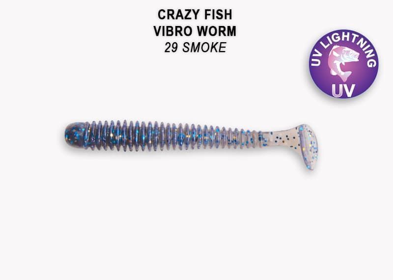 силиконовые приманки Vibro worm 2" 3-50-29-4