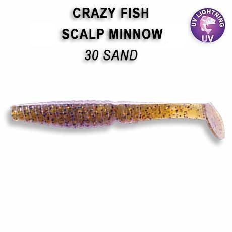 силиконовые приманки Scalp minnow 4" 18-100-30-6