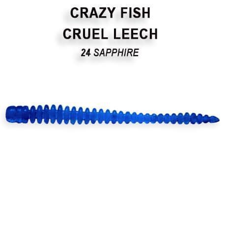 силиконовые приманки Cruel leech 2.2" 8-55-24-6