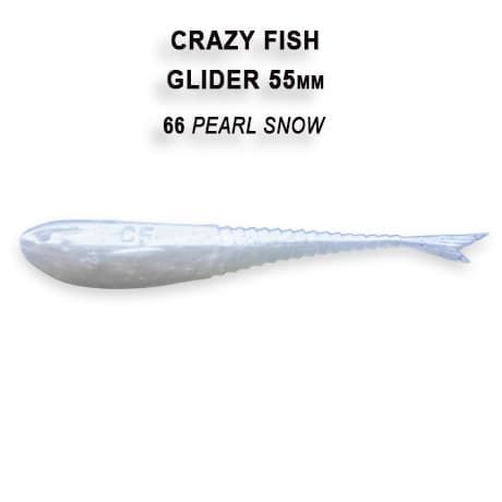 силиконовые приманки Glider 2.2" 35-55-66-6