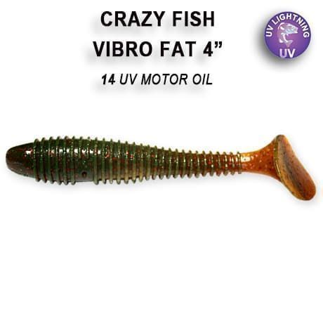 силиконовые приманки Vibro fat 4" 14-100-14-5