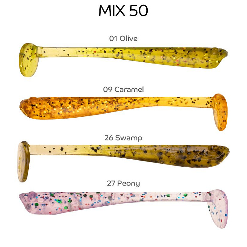 силиконовые приманки Nano minnow 1.6" 6-40-M50-6