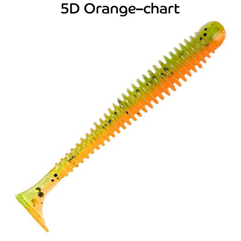 силиконовые приманки Vibro worm 2" 3-50-5d-6