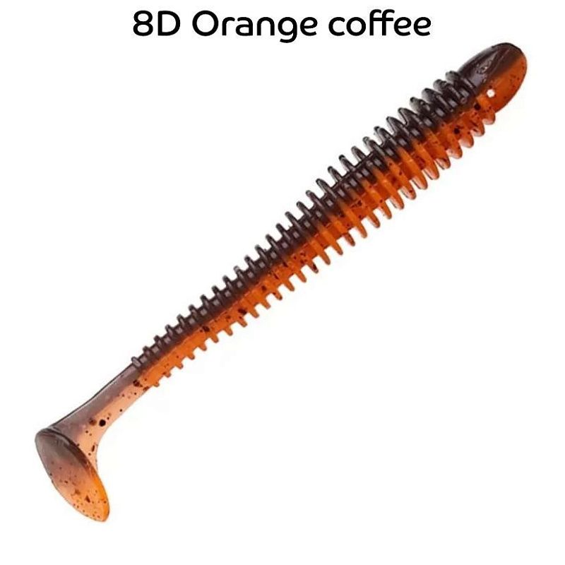 силиконовые приманки Vibro Worm 4'' 75-100-8d-6