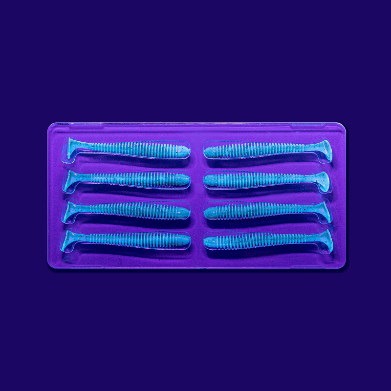 силиконовые приманки Vibro Worm 2.5'' 81-65-3d-6