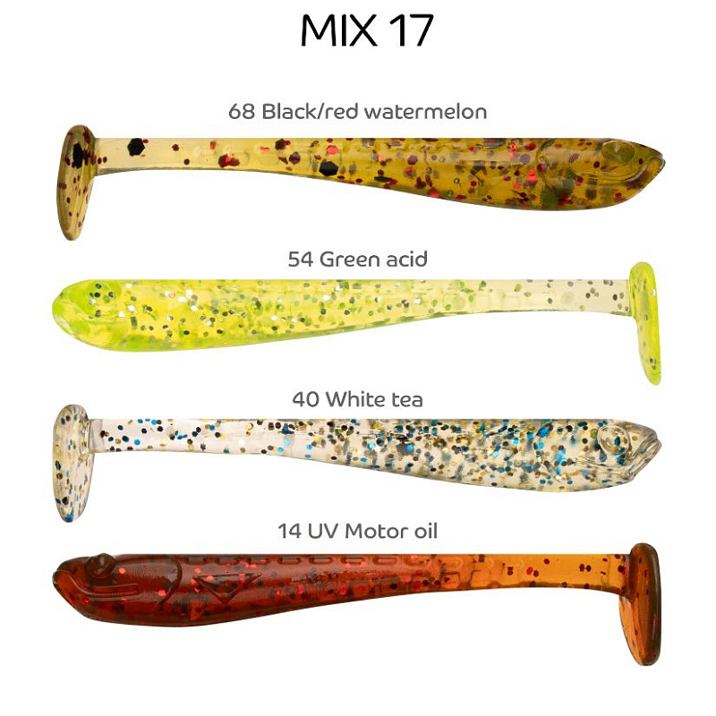 силиконовые приманки Nano minnow 1.6" 6-40-M17-6