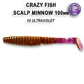 силиконовые приманки Scalp minnow 4" 18-100-12-6