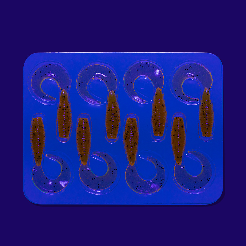 силиконовые приманки Angry spin 1" 20-25-17-6