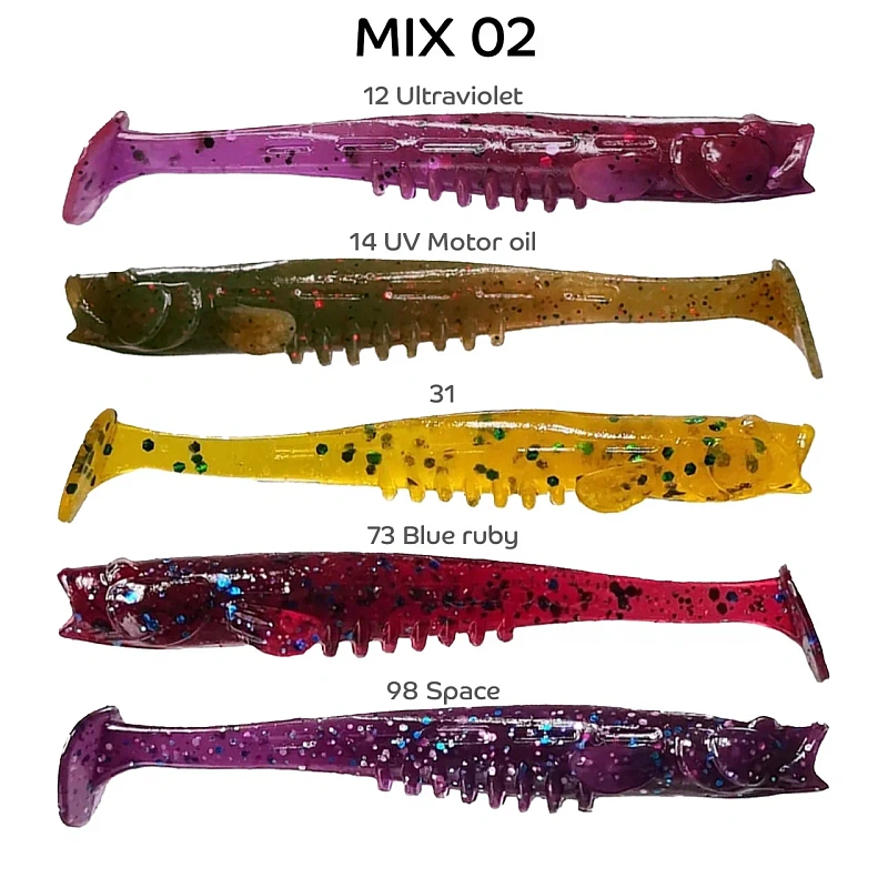 силиконовые приманки Nano minnow 2.8" 53-70-M02-6