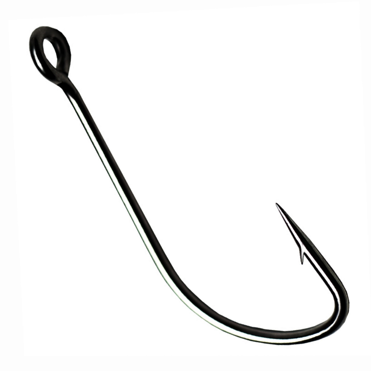 Рыболовные Одинарный крючок CF S hook №6 10 шт, черный