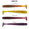 силиконовые приманки Vibro worm 2" 3-50-M01-6