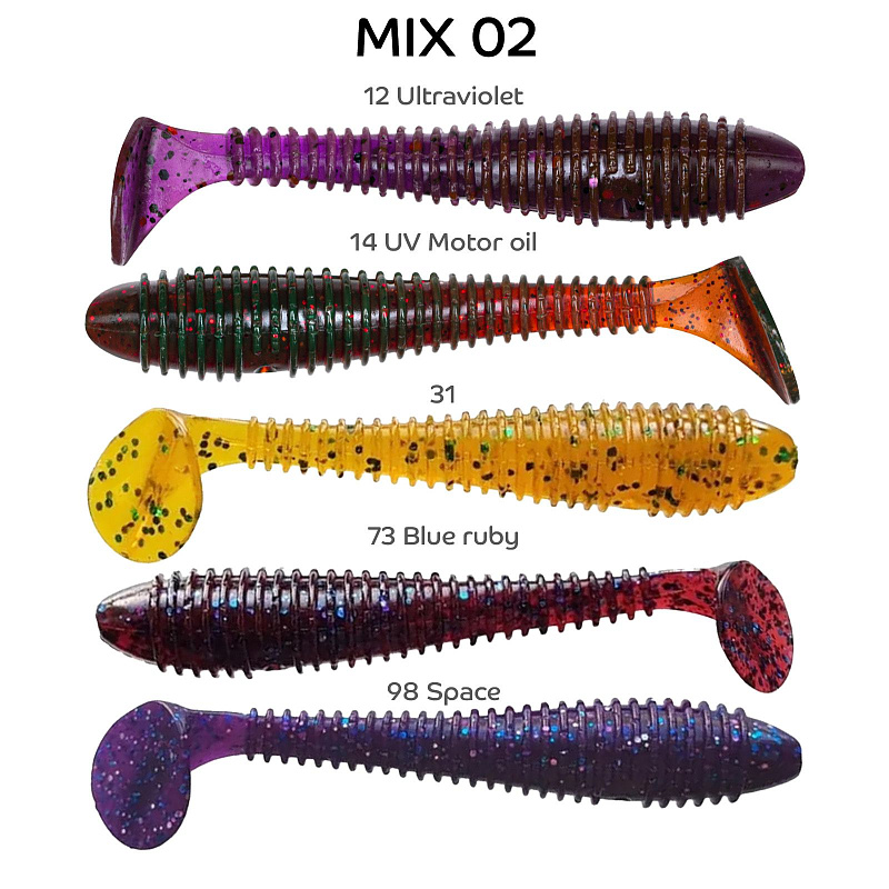 силиконовые приманки Vibro Fat 3.2" 73-80-M02-6