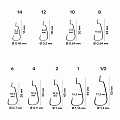 Рыболовные Офсетный крючок CF Offset joint hook №6/0 4 шт