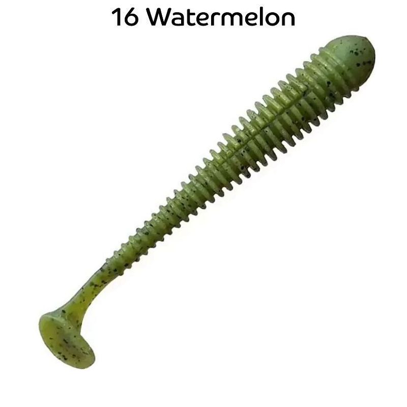 силиконовые приманки Vibro worm 3.4" 12-85-16-6-F