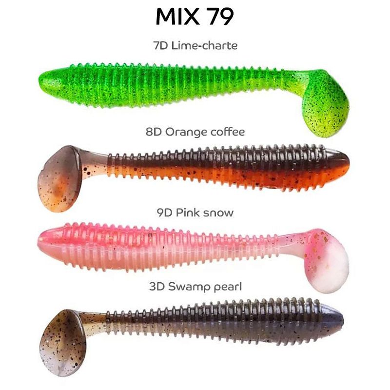 силиконовые приманки Vibro fat 4.7" 39-120-M79-6