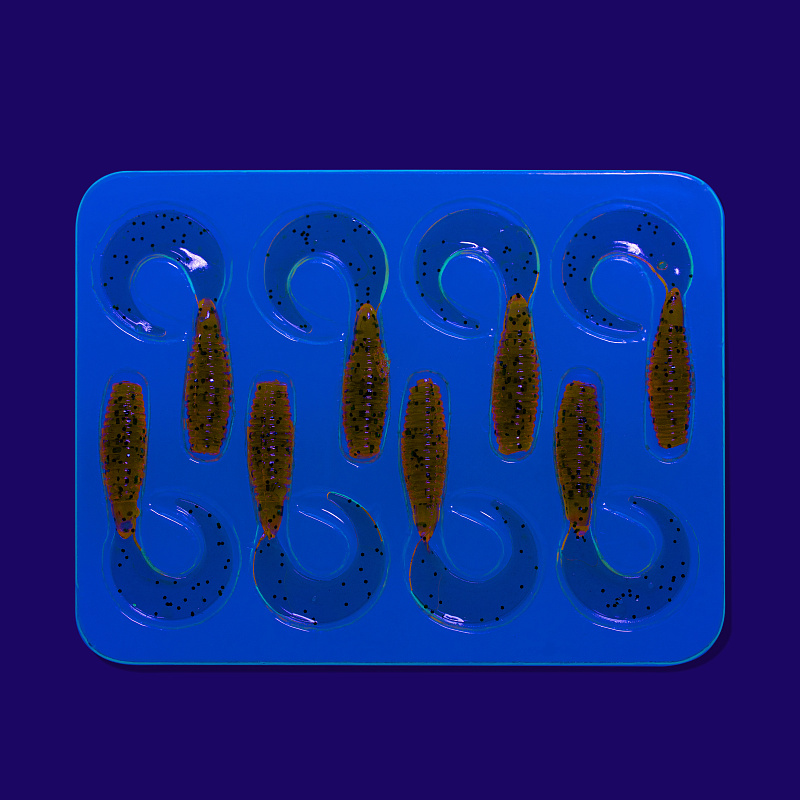 силиконовые приманки Angry Spin 1" 20-25-31-6