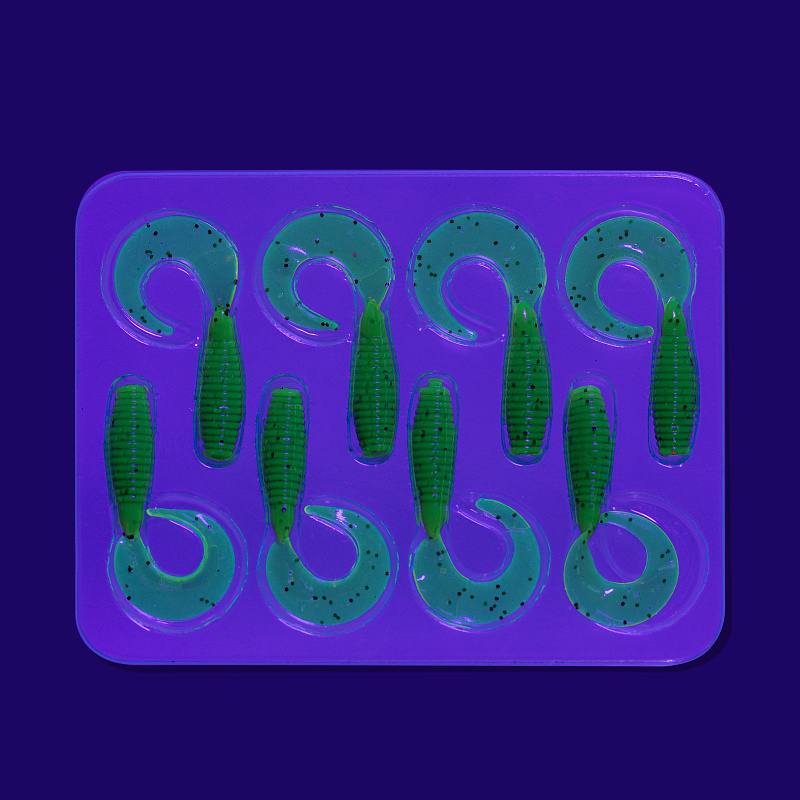 силиконовые приманки Angry spin 1" 20-25-14-6