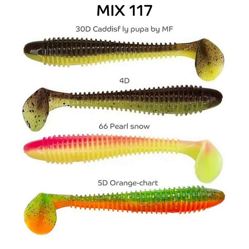 силиконовые приманки Vibro fat 4.7" 39-120-M117-6