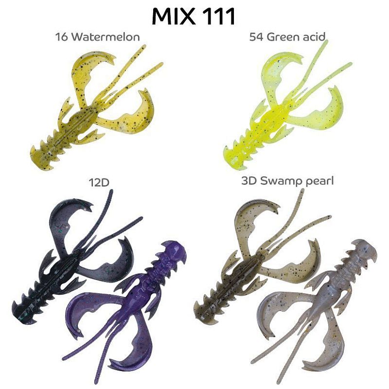 силиконовые приманки Nimble 2" 50-50-M111-6-F