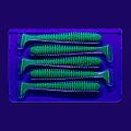 силиконовые приманки Vibro worm 3.4" 12-85-10-6