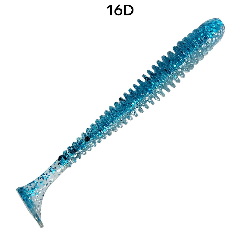 силиконовые приманки Vibro worm 3.4" 12-85-16d-6