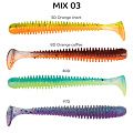 силиконовые приманки Vibro worm 2" 3-50-M03-6